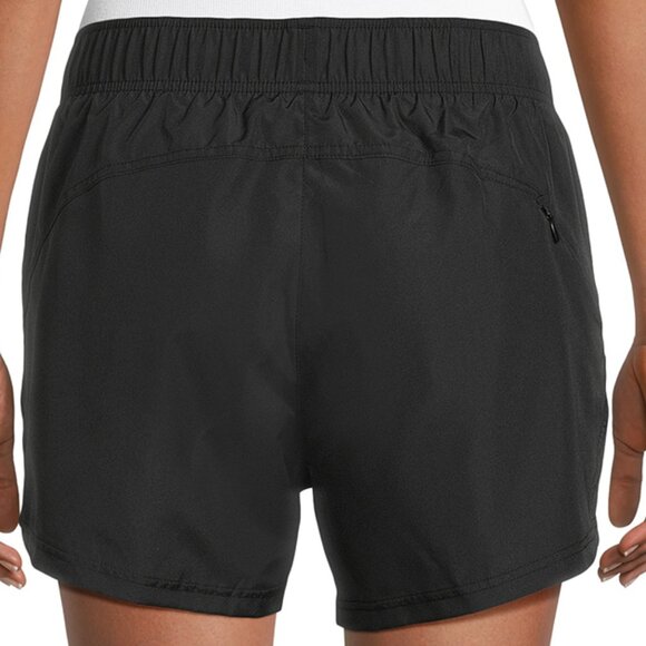 Core Running Shorts w pockets, built in panti styl liner + zippered pocket BLACK - Picture 7 of 15
